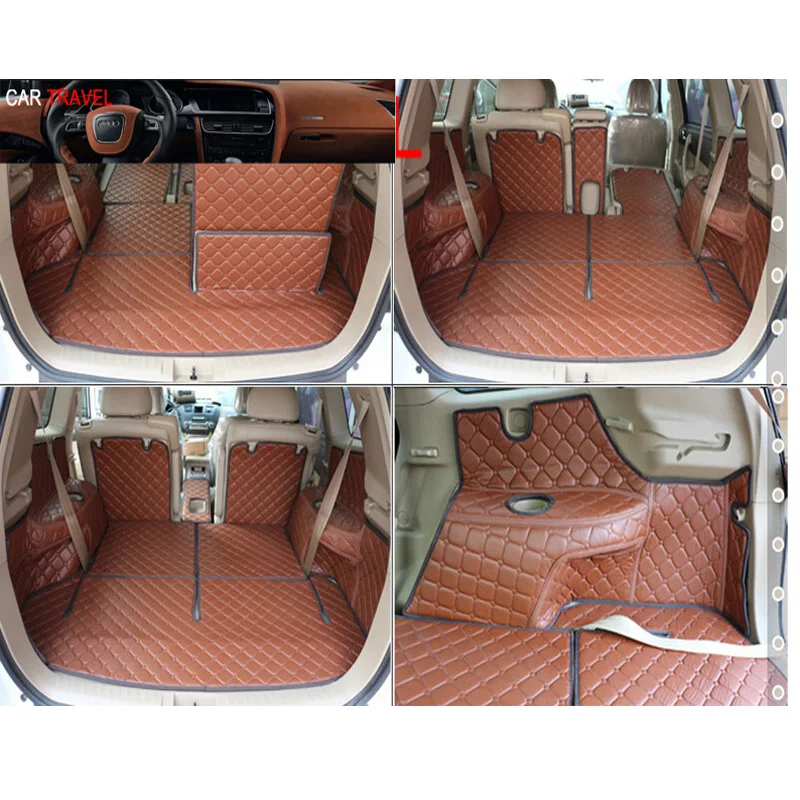 Хорошие коврики для багажника автомобиля Toyota Highlander 7 сидений 2013-2007 прочные 2012