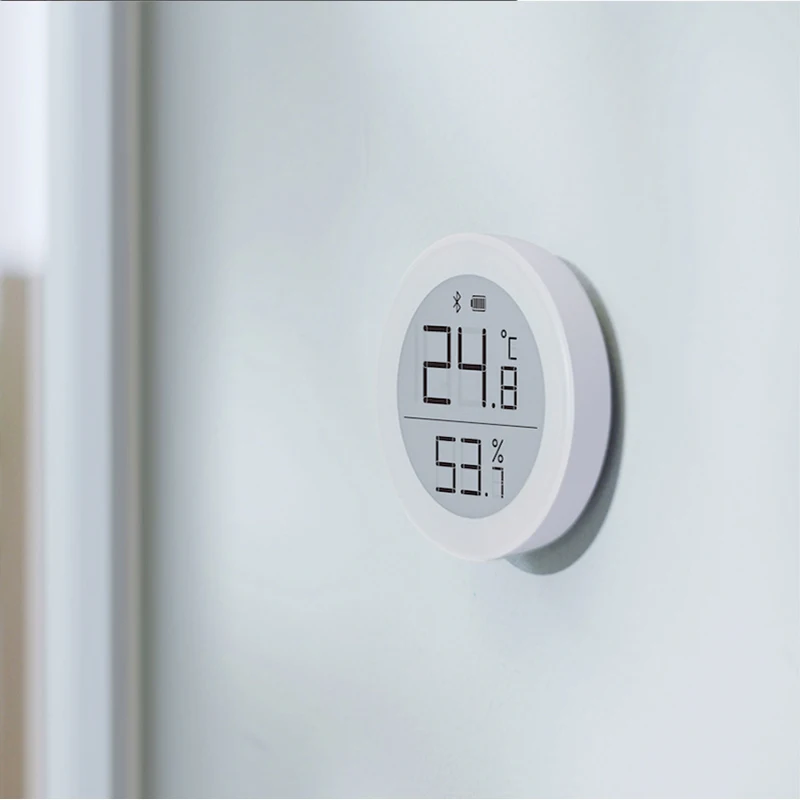 MIJIA QINGPING ЦИФРОВОЙ БЛЮТУЗ ТЕРМОМЕТР ГИГРОМЕТР 0~50 ЭЛЕКТРОННЫЙ ЧЕРНО-БЕЛЫЙ ЭКРАН 30 ДНЕЙ АВТОМАТИЧЕСКАЯ ЗАПИСЬ С ПРИЛОЖЕНИЕМ.