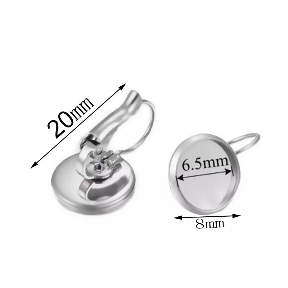 Застежки-крючки для сережек нержавеющая сталь изготовления украшений 50 шт. |