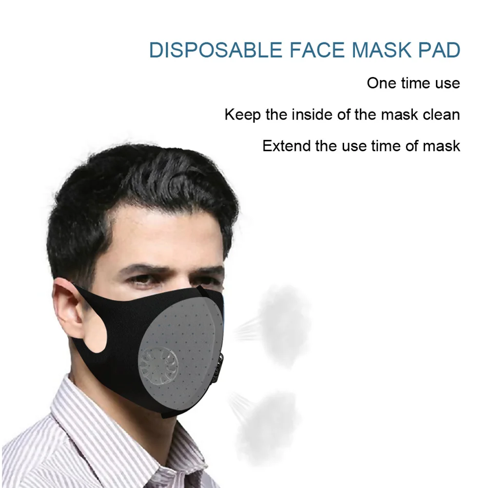 Пылезащитная маска фильтр против загрязнения воздуха PM2.5 Защита рта для лица
