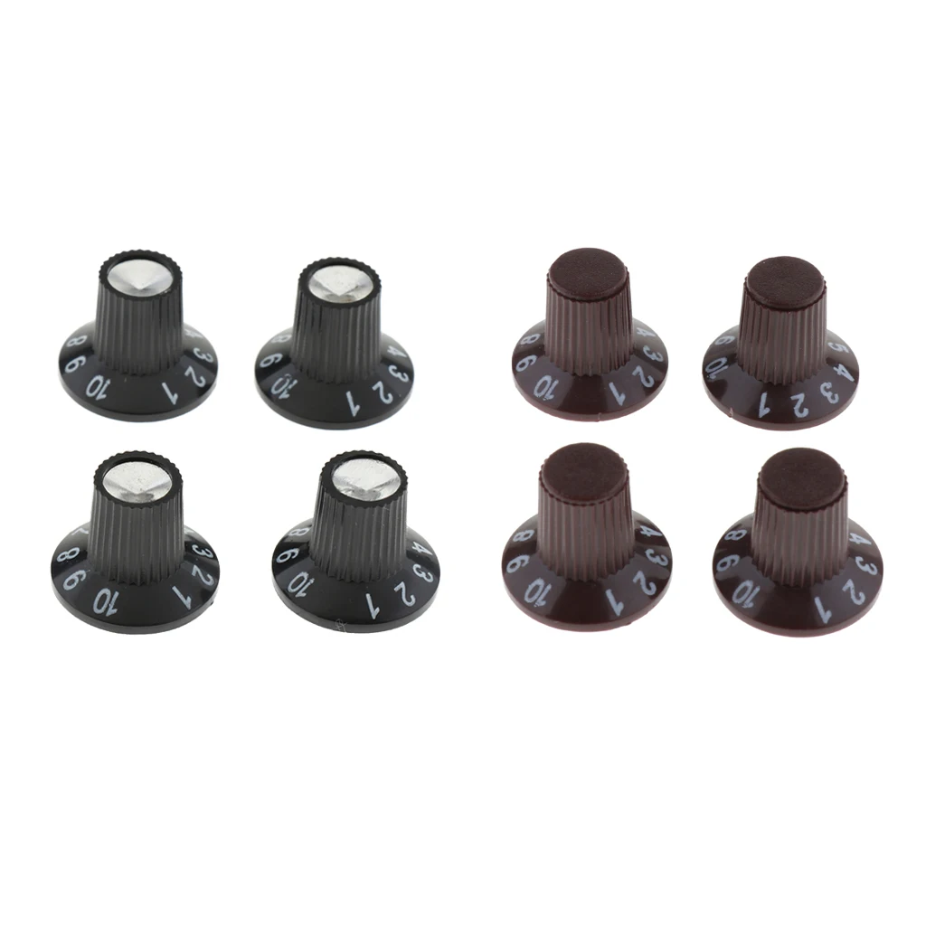 4pcs Guitar Amp Amplifier Knobs Top Hat for LP SG Electric | Спорт и развлечения