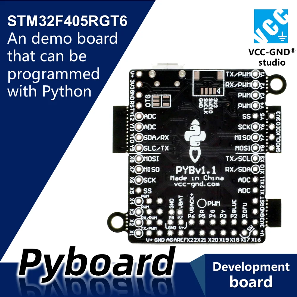Pyboard V1.1 PYB V11 STM32F405RGT6 dev board demo core Module Cortex-M4 pypython MicroPython pyboard v1.1 | Компьютеры и офис