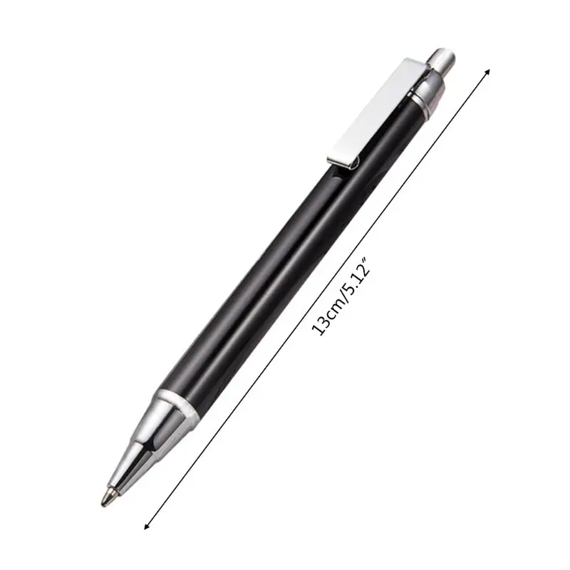 

Luxury Metal Ballpoint Pen Press Style Black Ink Roller Pens Business Writing