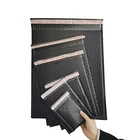 5 шт. конверты из пузырчатой пленки, черные конверты из пузырчатой пленки, самозапечатывающиеся конверты, подарочные пакеты для книг, журналов, конверты с самозапечатывающимся покрытием