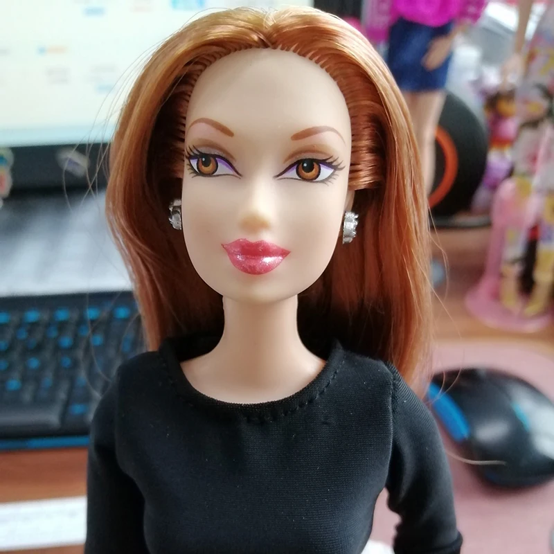 Ограниченная коллекция голова куклы 1/6 супер модель азиатской игрушка 30 см 12
