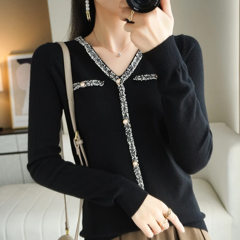 Осенне-зимний новый кашемировый свитер Женский сохраняющий тепло вязаный модные