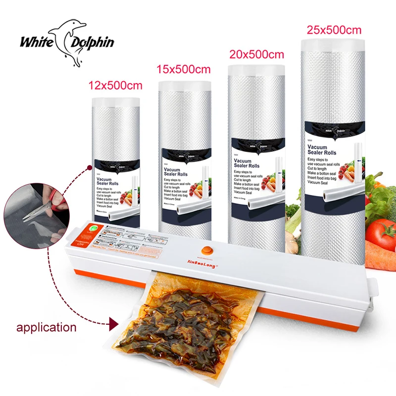 Вакуумный упаковщик 110 В 220 4 рулона 12/15/20/25x500 см|vacuum sealer machine|sealer machinesealing vacuum |