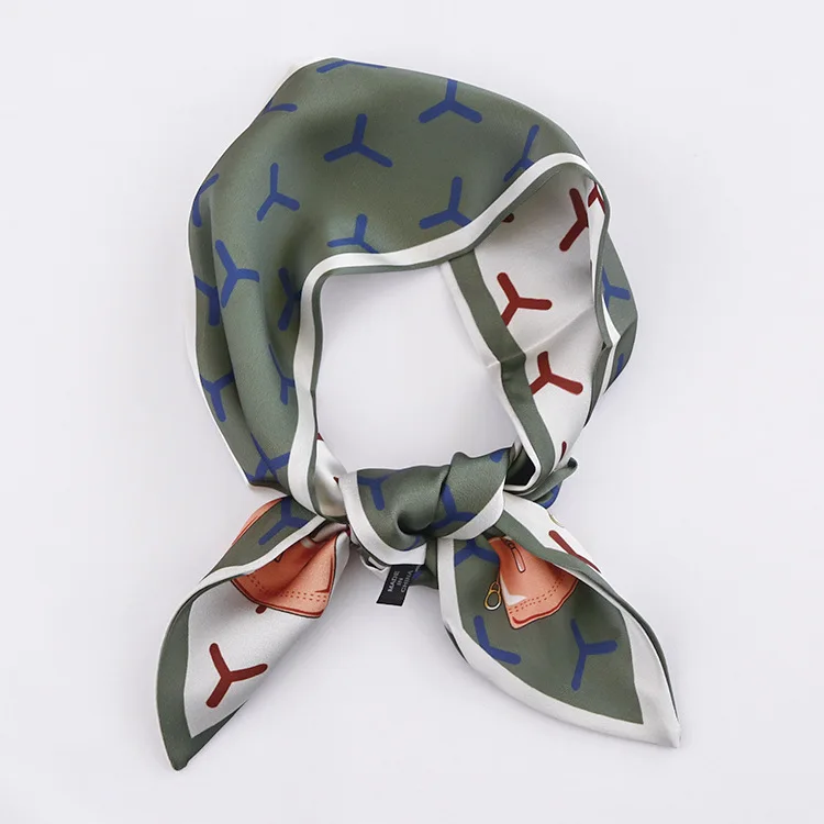 Бренд YILIAN елочка маленький Роскошный шелковый шарф западный стиль модный