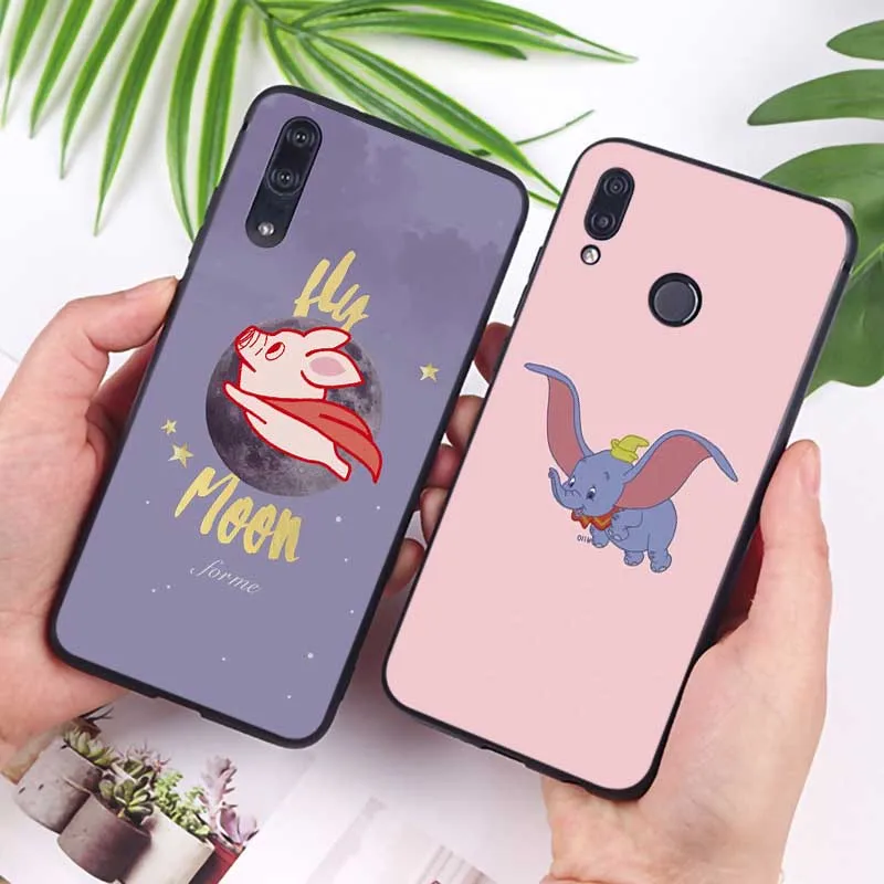 Phone Case for huawei honor 20 lite 8x 9x pro 10 v30 Soft silicone Cover elephant |