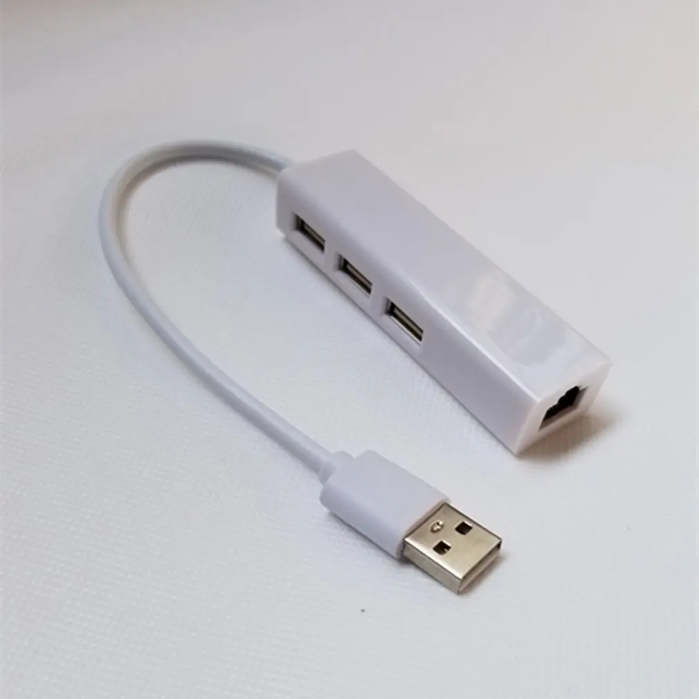 USB Gigabit Ethernet с 3 портами C HUB 2 0 RJ45 Lan сетевая карта к Ethernet-адаптеру для iOS ПК RTL8152
