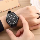 Часы NAVIFORCE Мужские кварцевые, модные деловые Роскошные водонепроницаемые спортивные в стиле милитари, с кожаным ремешком