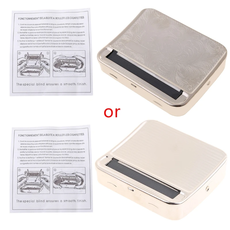 

Роликовая табачная коробка 70 мм, металлическая автоматическая машина для скручивания сигарет, Новинка