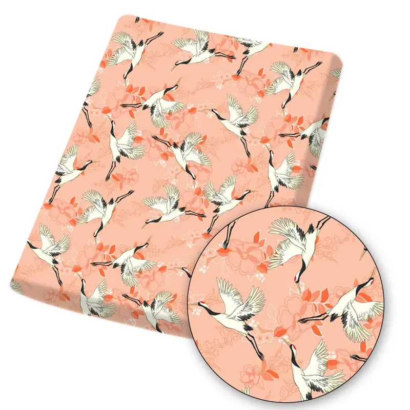 

Sewing Fabric Polyester Cotton Fabric By The Yard Animal Serie Print Cloth for Dress Making DIY Handmade Material 45*145cm