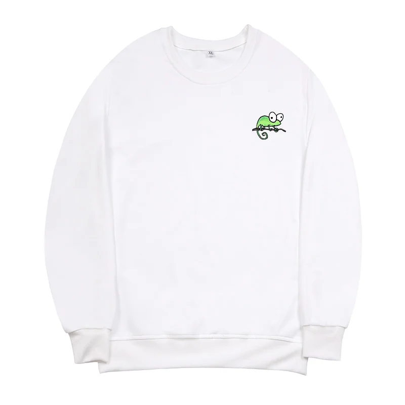 

Winter Hoodies Women Unisex Fashion Chic Harajuku Pullover Tops Loose Casual Funny Cartoon Animal Simple Female Sweatshirts