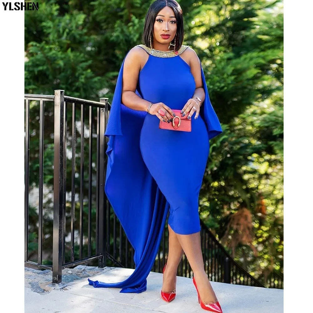 Африканские платья для женщин сексуальное платье с открытой спиной и бусинами