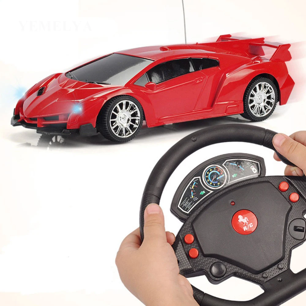 Беспроводной красный гоночный 1:24 мини RC автомобили Дрифт машина на пульте дистанционного управления игрушки для детей мальчик подарок маленький трюк управляемый автомобиль