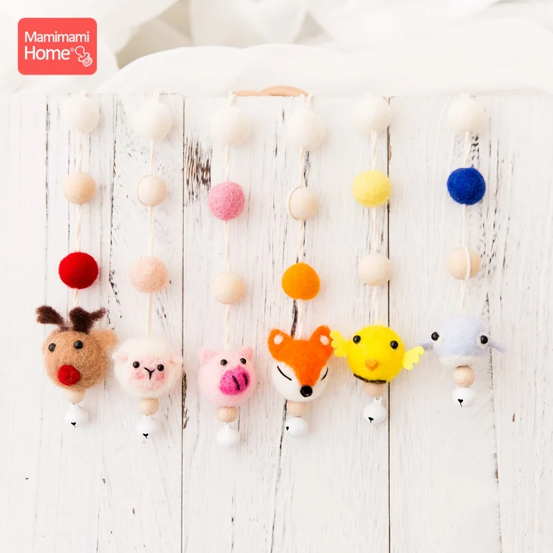 Mamihome 1 шт. Колокольчик для детской кроватки грызунок кулон гирлянда из шариков
