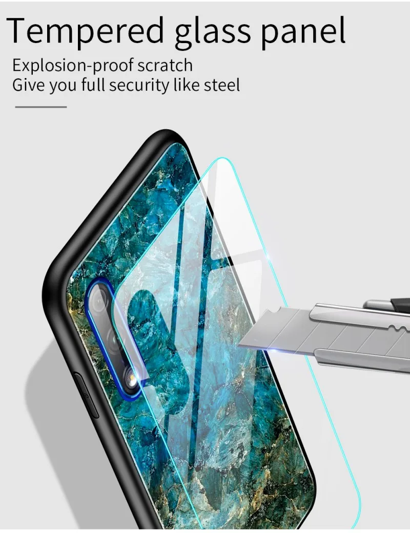 Чехол для huawei Honor 9X Pro 10i 20i P Smart Z Y6 Y9 Prime чехол с мраморным покрытием из закаленного стекла для huawei Honor 20 Pro 8A чехол