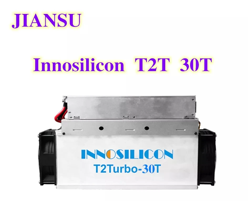 

USED Innosilicon T2T 30T sha256 asic miner T2 Turbo 30Th/s bitcoin BTC Mining machine with psu Better Than Antminer S9 z9 b7