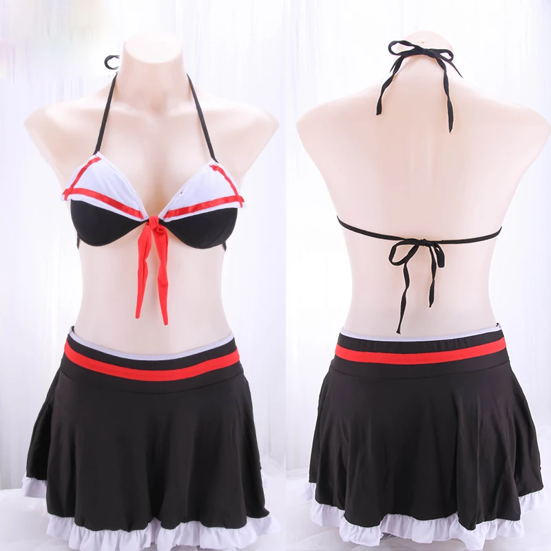 1 комплект аниме коллекция Kantai Yuudachi купальник для косплея Школьный костюм бикини