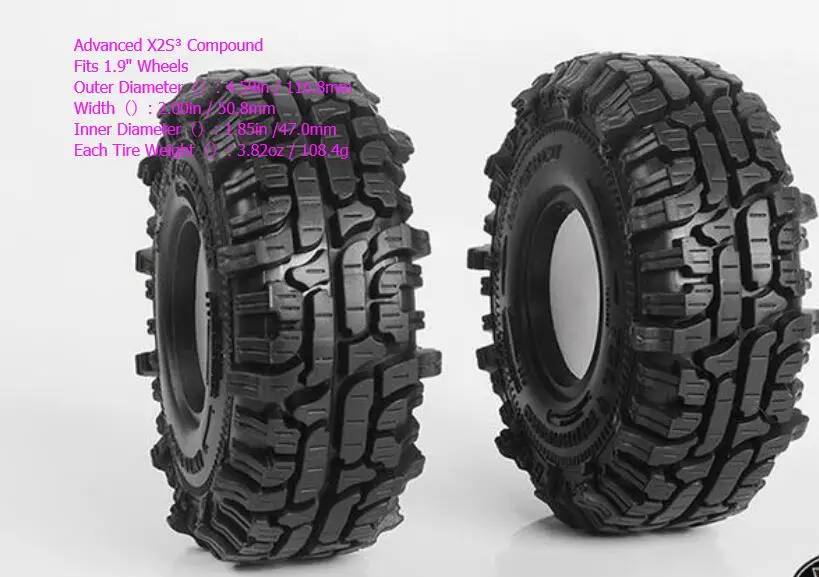 AA004 Z-T0183 120 мм шины 2 шт 1," подходит для Tamiya CC01 RC88WD TF2 D110 SCX10 II ROCK CRALWER 1/10 RC D90 AX90046 AX90047 Cruiser/FJ40 Hulix hpi - Цвет: AA004 Z-T0183