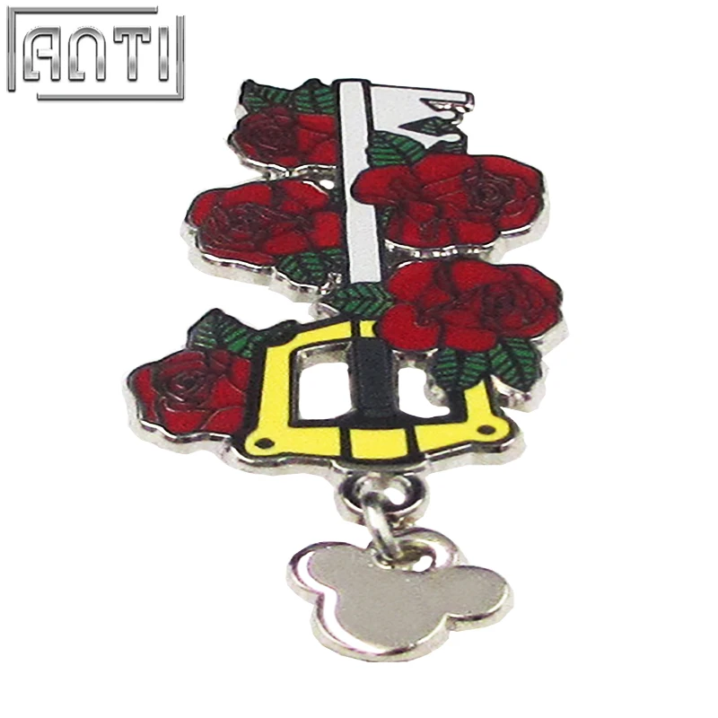 Сделанная из красной меди жесткий эмалированные Металлические Значки для Лиги