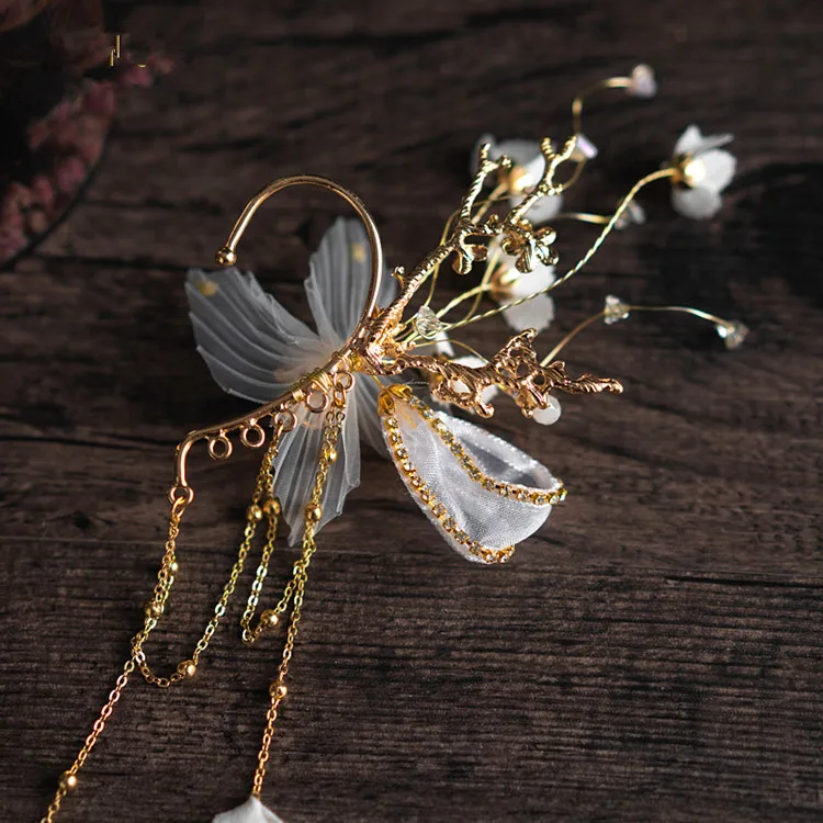 Свадебные украшения для волос свадебные аксессуары заколка стразы цветок жемчуг