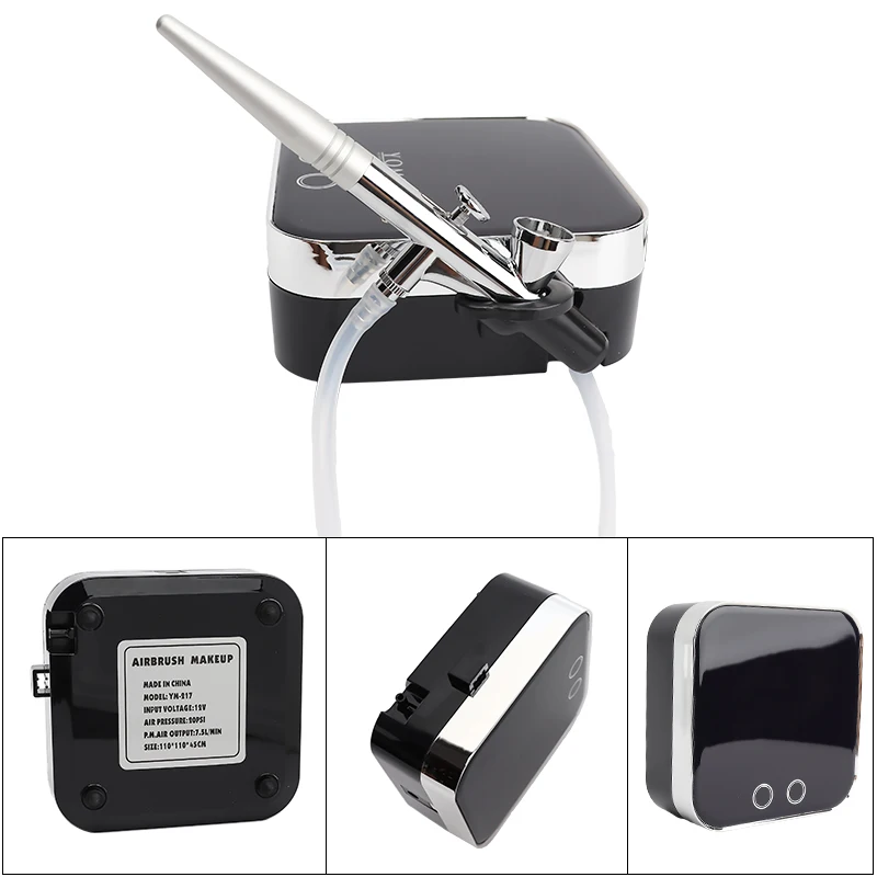 Аэрограф сенсорный 0 2/0 3/0 5 мм с компрессором аппарат для нанесения