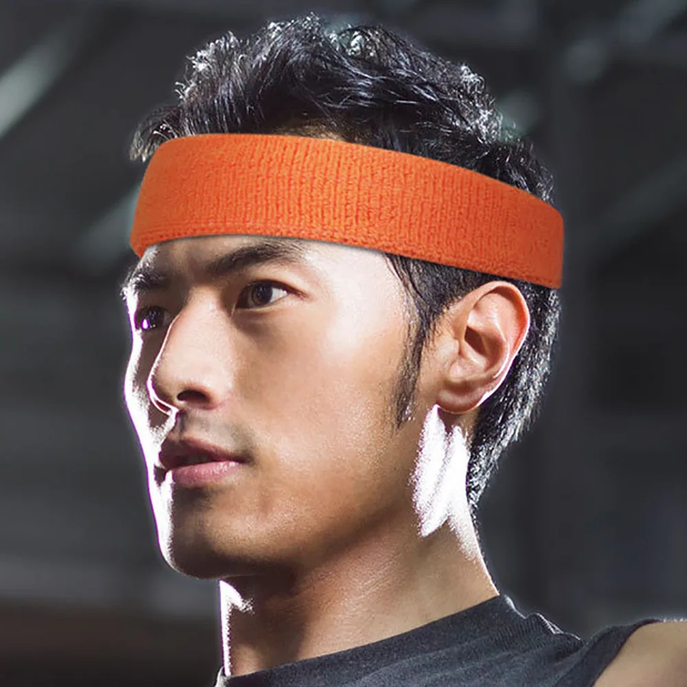 1 шт. эластичные впитывающие повязки для пота йога беговая повязка на голову