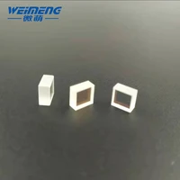 weimeng ktp laser lens optical glass 665mm square shape for tattoo removal laser beauty machine lens