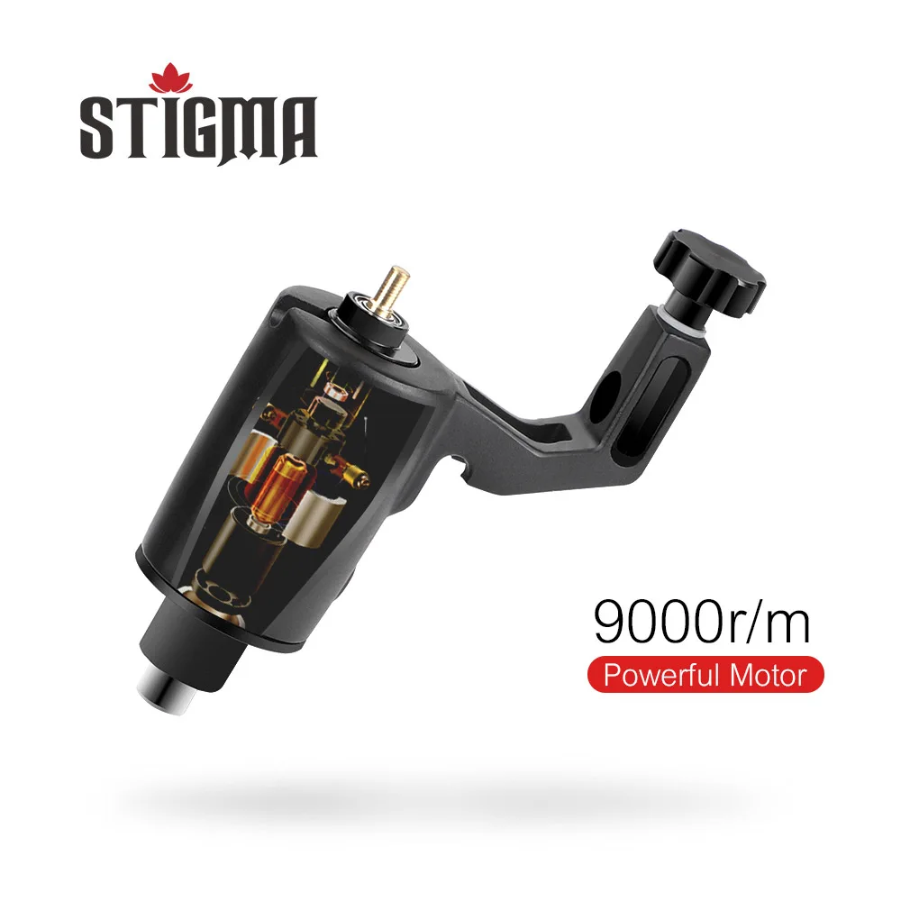 

STIGMA Prisoner Motor Tattoo Machine RCA Interface Black Red Silver Motor Device Tattoo Equipment Clearance Price