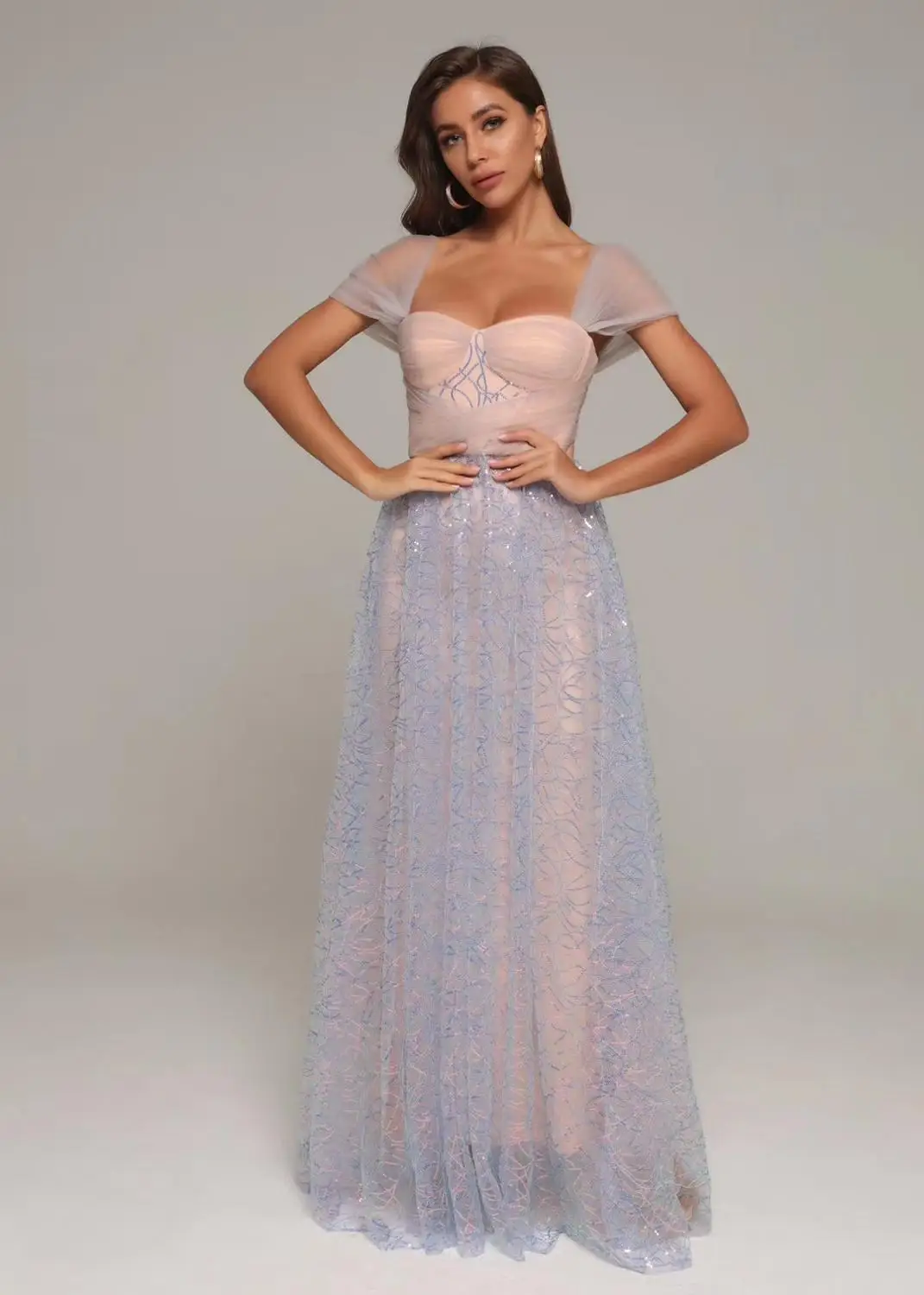 2021 сексуальное платье с открытыми плечами блестками нежное детское длинное
