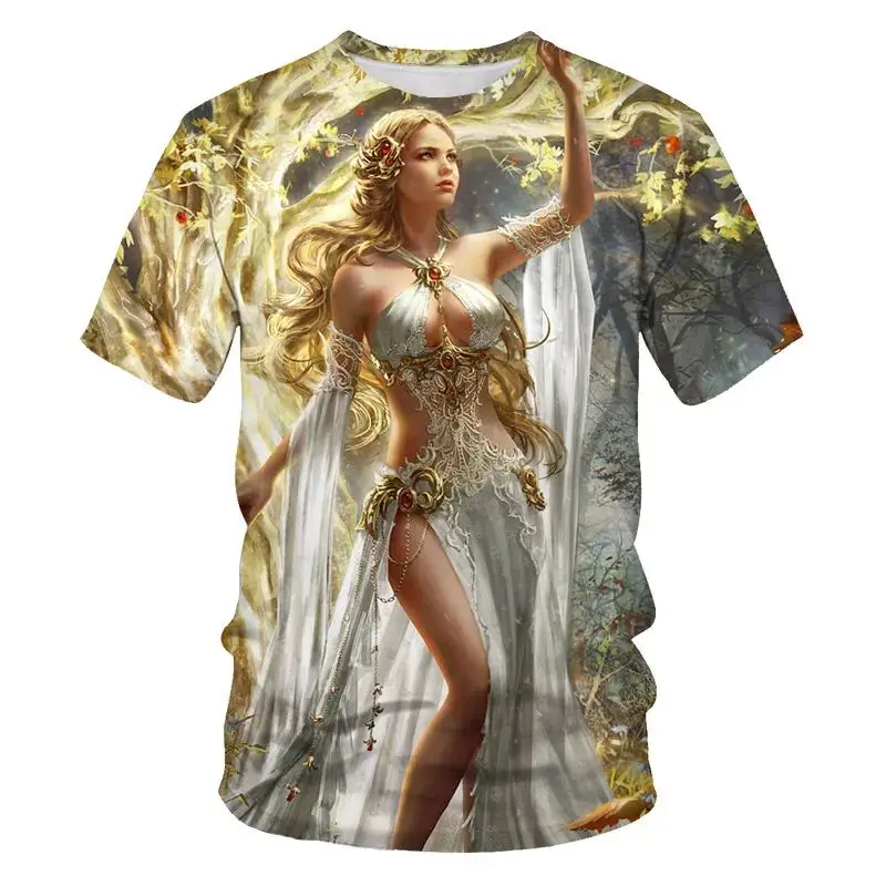 

Brand Clothing 3D Print Sexy beauty Summer Tops Tees Fashion Unisex Men T Shirt and Women T-shirt Funny Casual Top