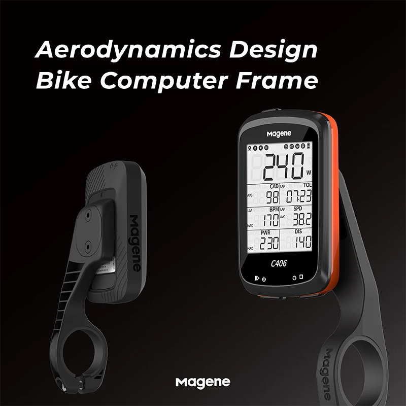 magene gps bike computer wireless bicycle speedometer odometer with 2 5 inch lcd display waterproof support bluetooth ant data free global shipping