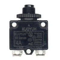 kuoyuh 88 series 4a manual reset 90 degree bend thermal overload switch protector circuit breaker for power strips