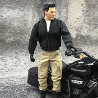 112 scale male overalls tshirt baseball jacket clothes set for ph tbl 6 action figure doll in stock