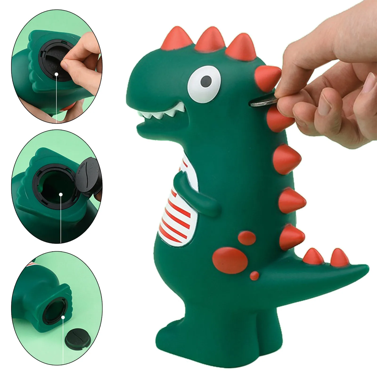

Cartoon Dinosaur Piggy Bank Coin Storage Box Birthday Gift Home Decoration Animal Dragon Piggy Bank for Kids Educatinal Toys