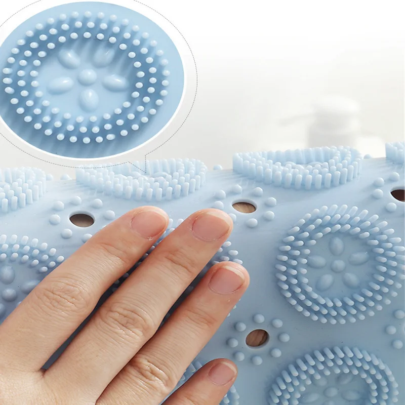 

Silicone bathtub shower back brush massager bathtub foot brush dead skin non-slip mat bathroom non-slip mat.2020