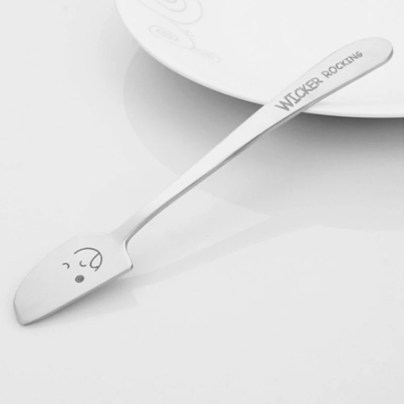 1 шт. милая улыбка из нержавеющей стали для масла нож корейский крем сыра