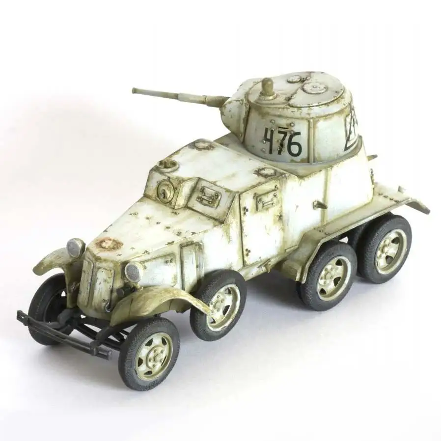 Сборная модель "Советский бронеавтомобиль БА-10" ZVEZDA 3617 масштаб 1/35