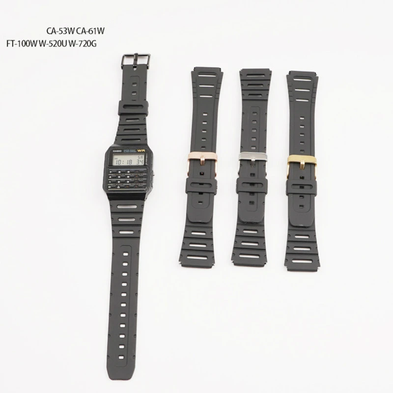 Силиконовый ремешок на запястье для объектива с оптическими зумом Casio G SHOCK CA 53W 61W