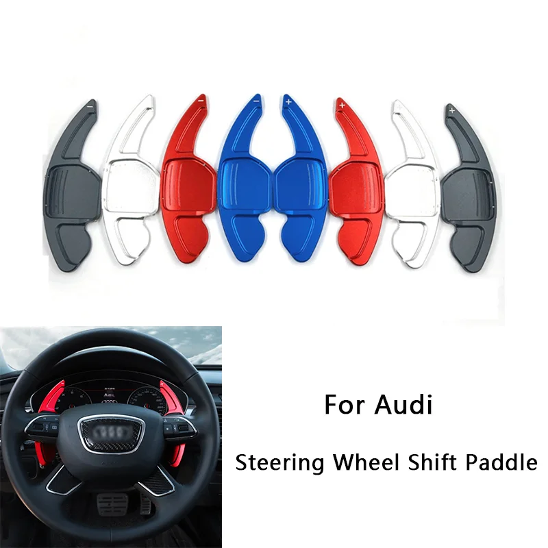 

Steering Wheel Shift Paddle Extension For 2013 2018 Audi A3 A4L A5 A8 S3 S5 S6 A6L A7 Q3 Q5L Q7 S3 TT Car Accessories Interior