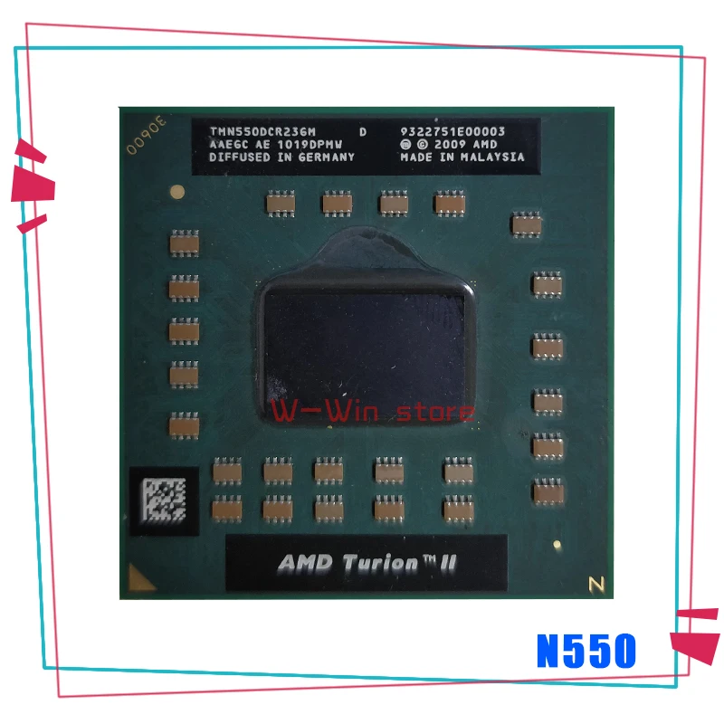 Двухъядерный мобильный процессор AMD Turion II N550 2 6 ГГц двухъядерный двухпоточный
