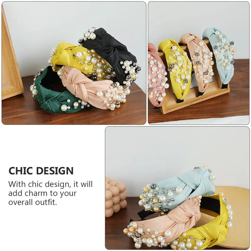 

3pcs Hair Hoops Cloth Practical Headdresses Headbands Hair Accessories for Women