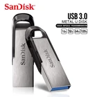 USB-флеш-накопитель SanDisk ULTRA FLAIR флеш-накопитель USB 3,0, CZ73 128 ГБ, 64 ГБ, 32 ГБ, 256 ГБ, обратная совместимость, USB 3,1, 16 ГБ