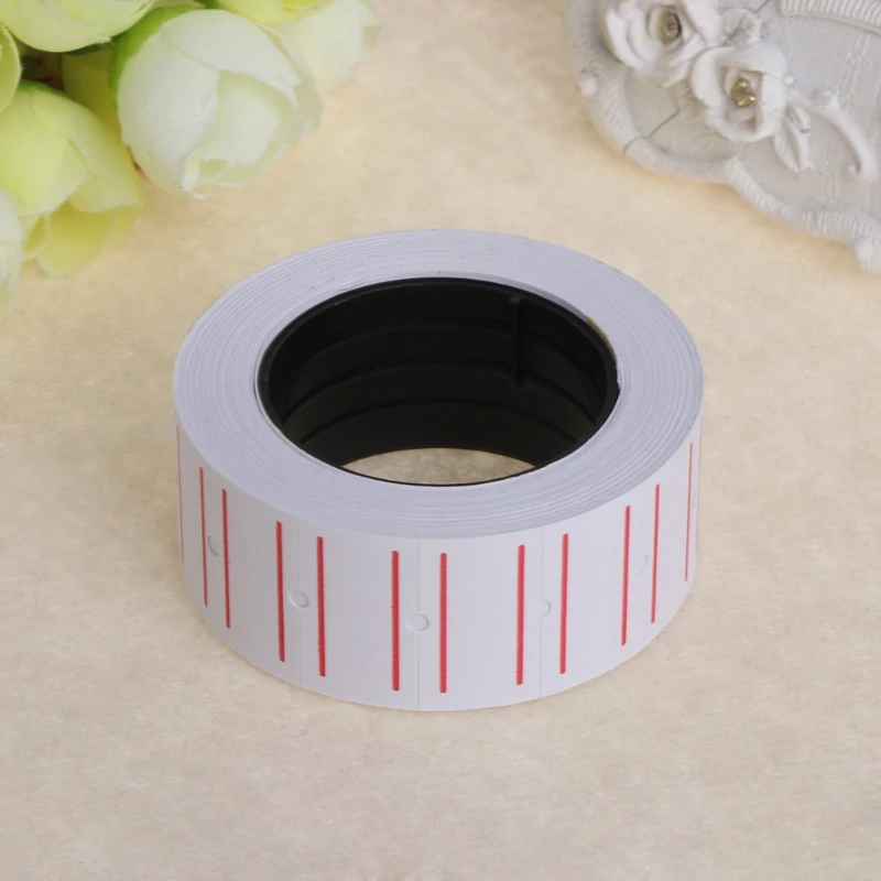 

1 Roll(500 Labels) White Self Adhesive Price Label Tag Sticker Office Supplies
