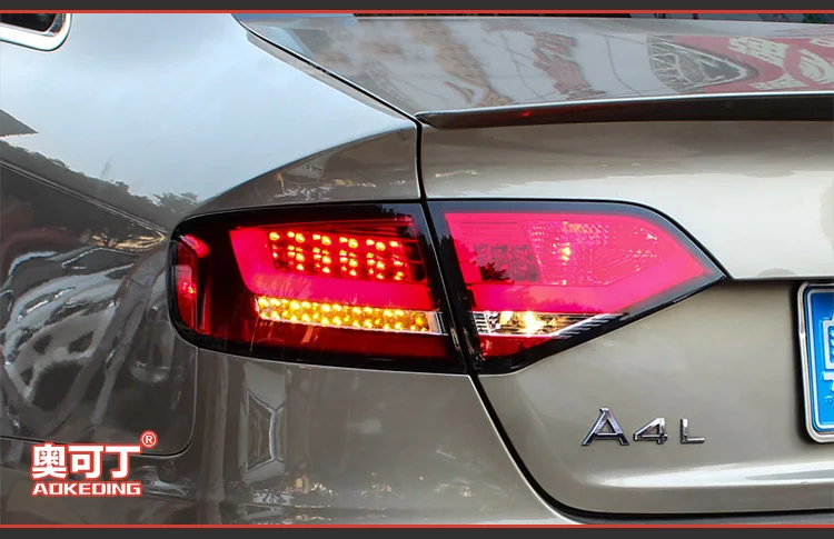 Задний фонарь для автомобиля Audi A4 B8 2009-2012 A4L светодиодная сигнальная лампа Противотуманные фары DRL дневные ходовые огни тюнинг автомобильные аксессуары