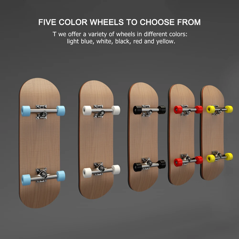 

Fingerboard Toys Mini Skate Finger Scooter Skate Boarding Game Desktop Boys Children Toys Professional Stents Fingers Skate Set