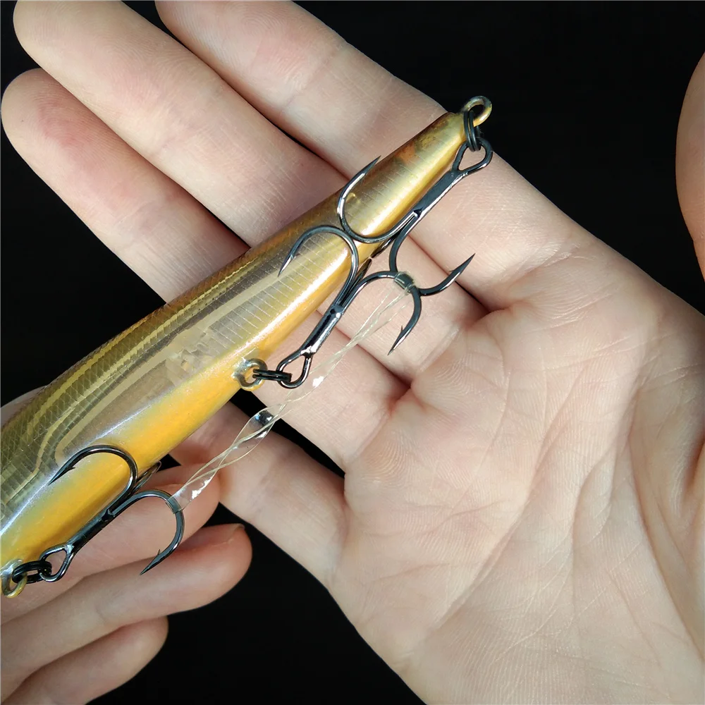 

TSURINOYA 3pcs 110mm 14.7g Tungsten Weight System Minnow DW50 Crank Wobber Quality Pike Bass Hard Baits Fishing Tackle Hooks