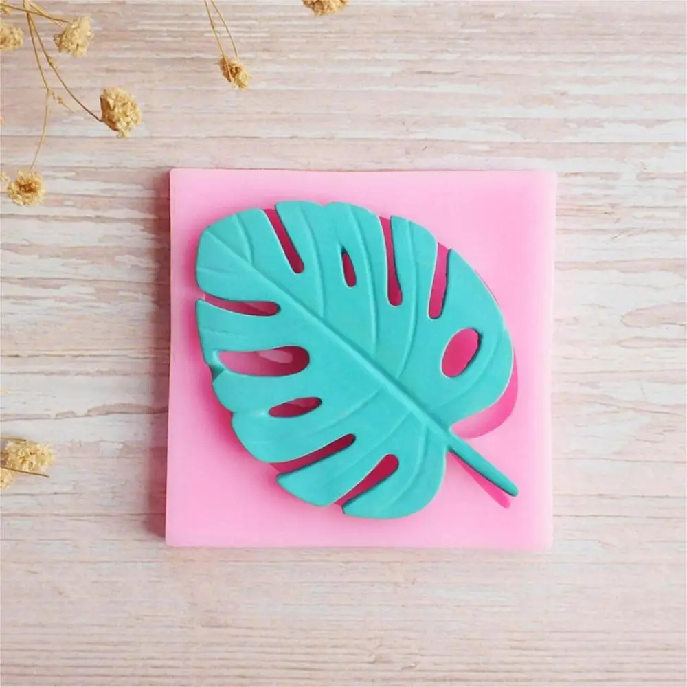Форма листа 3D Силиконовые Monstera ладони папоротника черепаха лист инструменты для украшения тортов из мастики кекс сахарный шоколадный формы